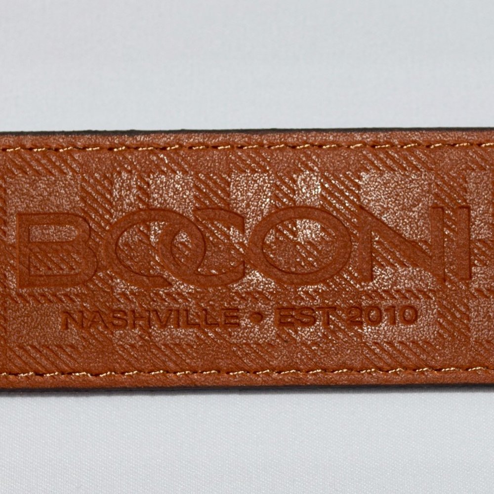 NEW Boconi Dark Brown Leather Belt - Size 38 - Picture 14 of 14